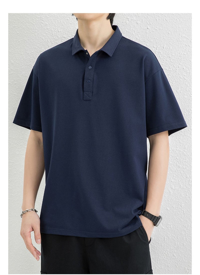 New WASSUP NEST Loose Casual Polo Shirt