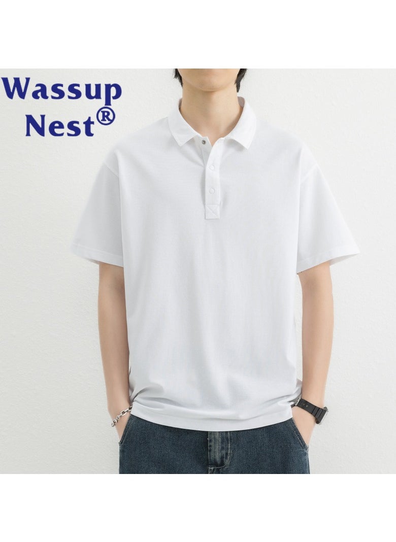 New WASSUP NEST Loose Casual Polo Shirt