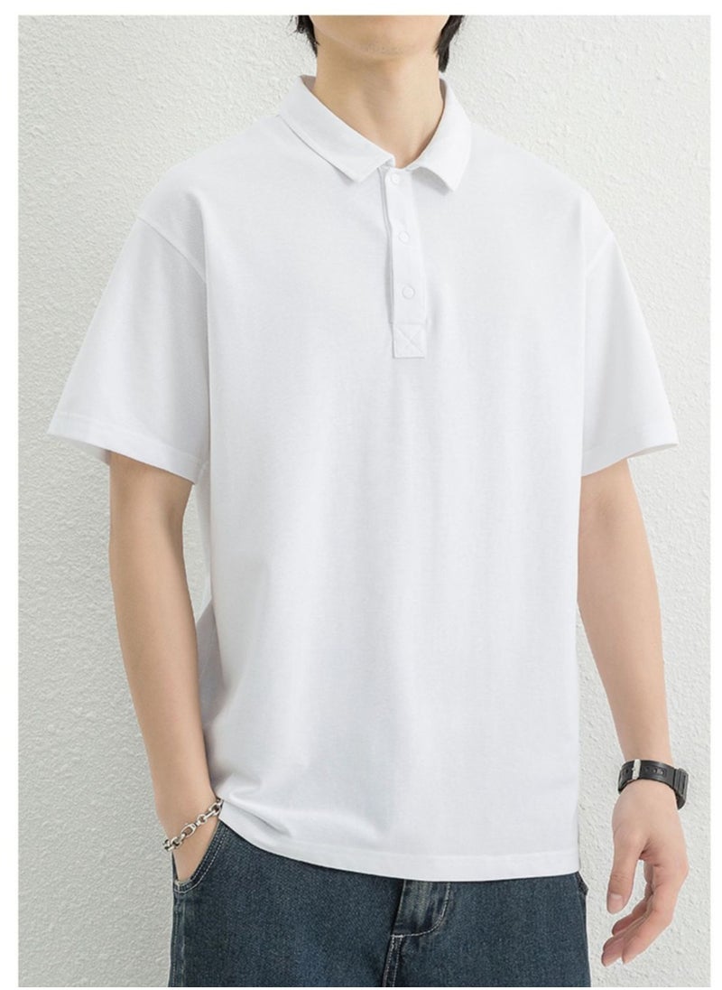 New WASSUP NEST Loose Casual Polo Shirt