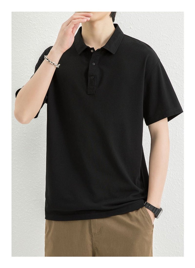 New WASSUP NEST Loose Casual Polo Shirt