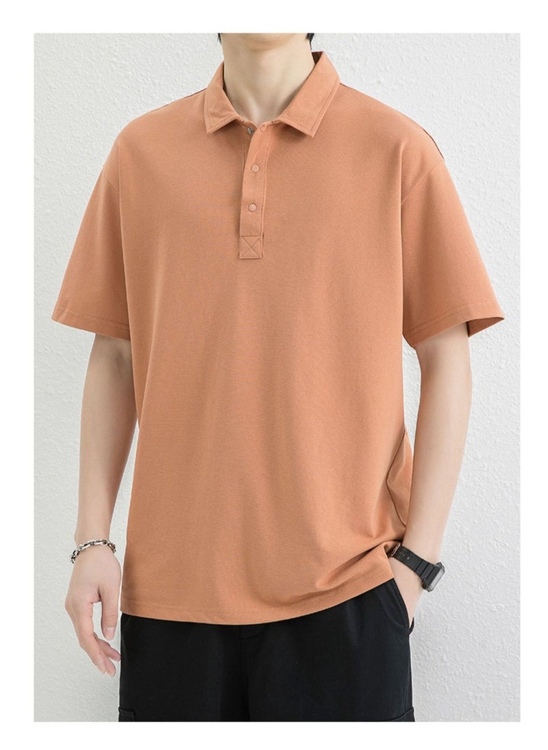 New WASSUP NEST Loose Casual Polo Shirt