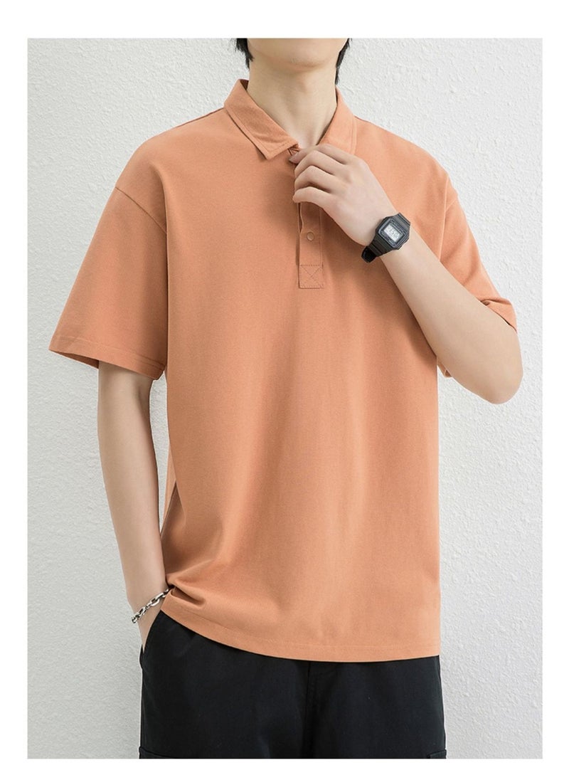 New WASSUP NEST Loose Casual Polo Shirt