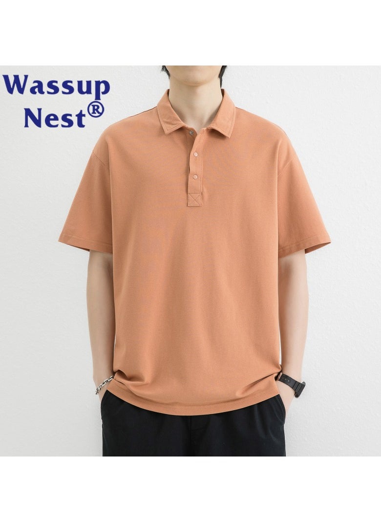 New WASSUP NEST Loose Casual Polo Shirt