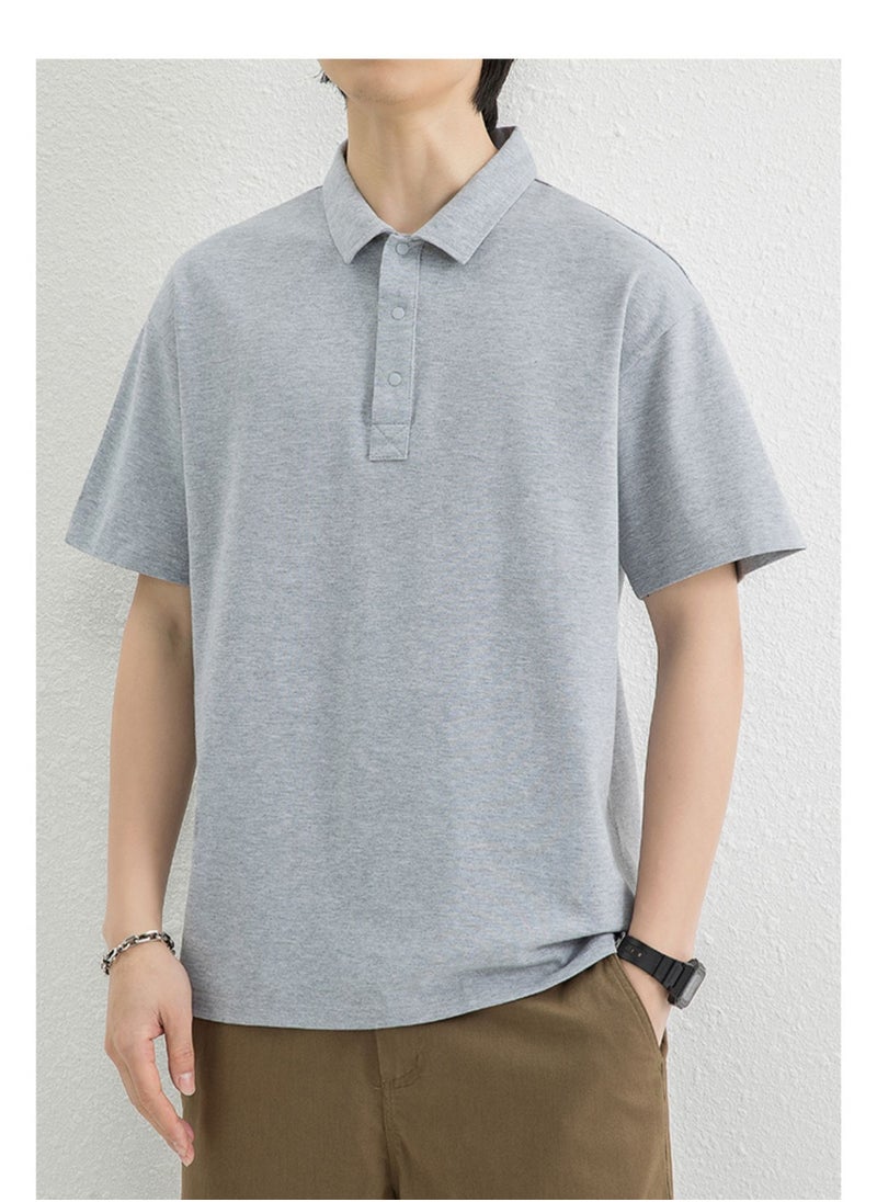 New WASSUP NEST Loose Casual Polo Shirt