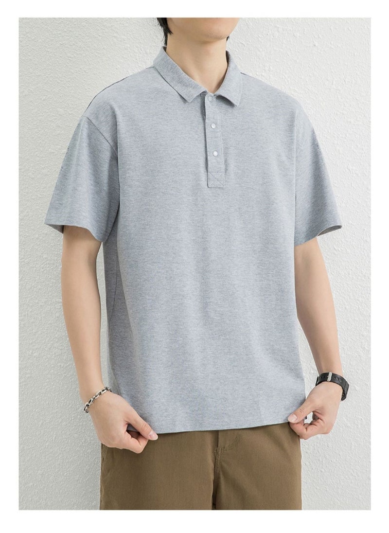 New WASSUP NEST Loose Casual Polo Shirt