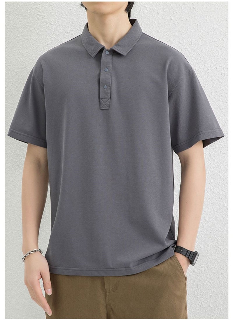 New WASSUP NEST Loose Casual Polo Shirt