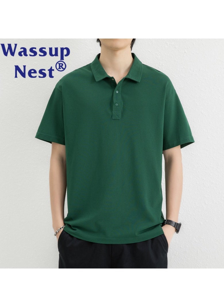 New WASSUP NEST Loose Casual Polo Shirt