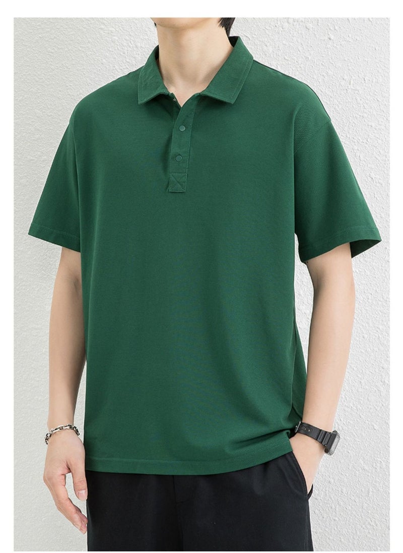 New WASSUP NEST Loose Casual Polo Shirt