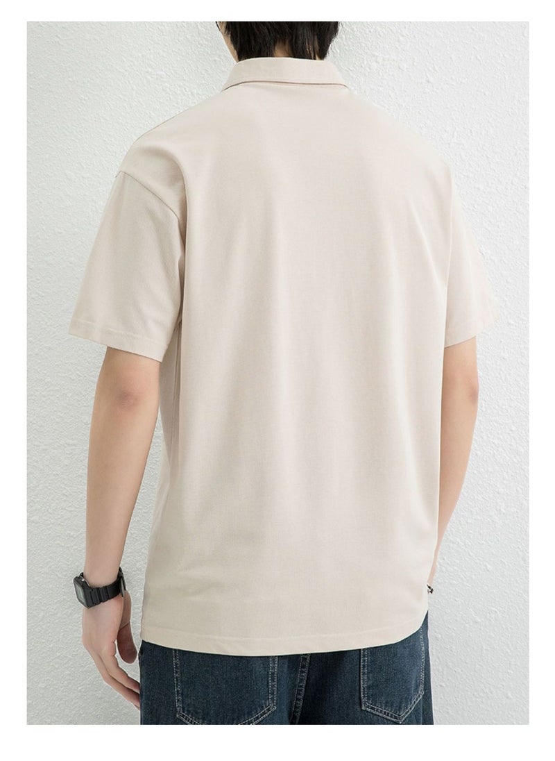 New WASSUP NEST Loose Casual Polo Shirt