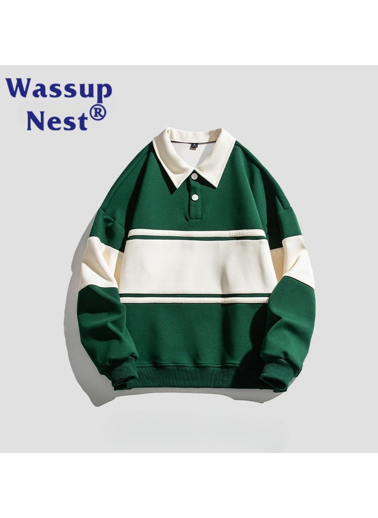 New WASSUP NEST Loose Casual Polo Shirt