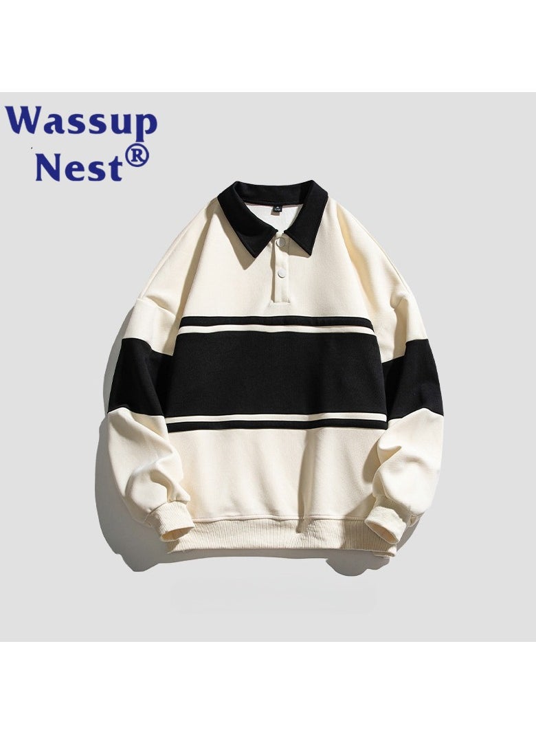 New WASSUP NEST Loose Casual Polo Shirt