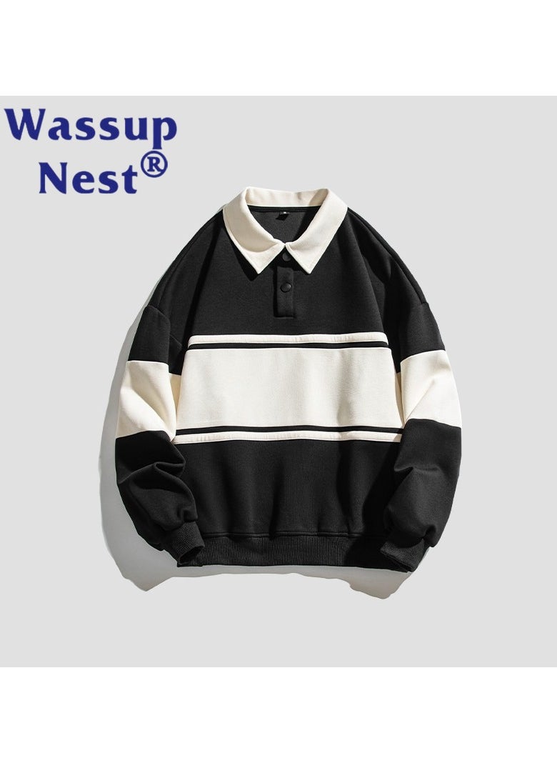 New WASSUP NEST Loose Casual Polo Shirt