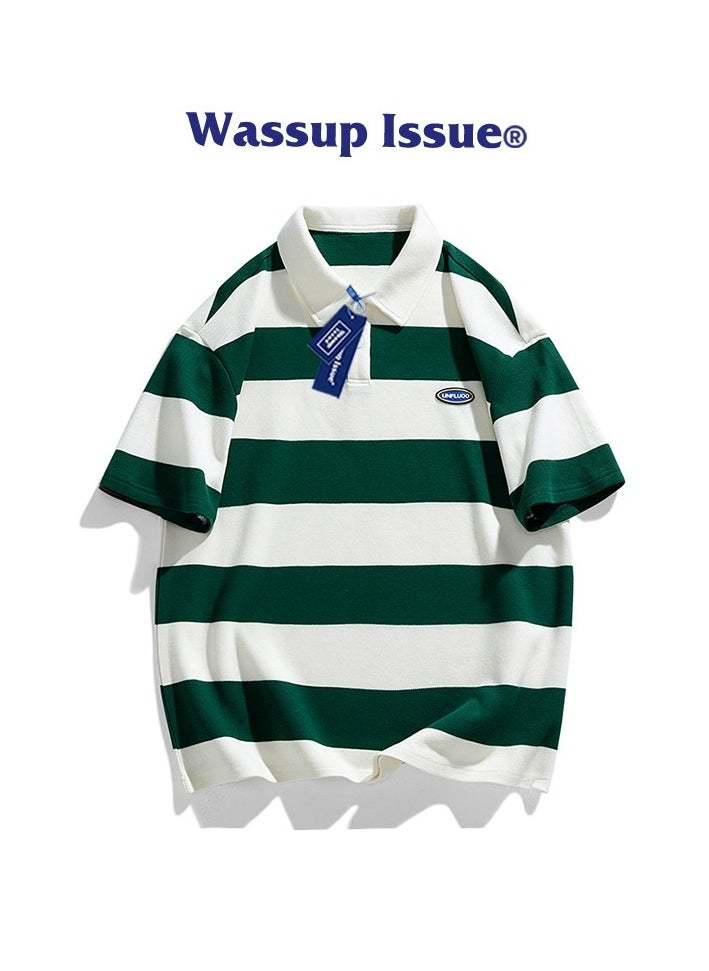 New WASSUP NEST Loose Casual Polo Shirt