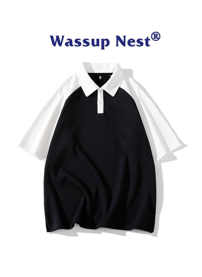 New WASSUP NEST Loose Casual Polo Shirt