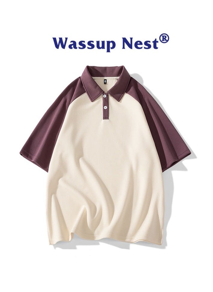 New WASSUP NEST Loose Casual Polo Shirt