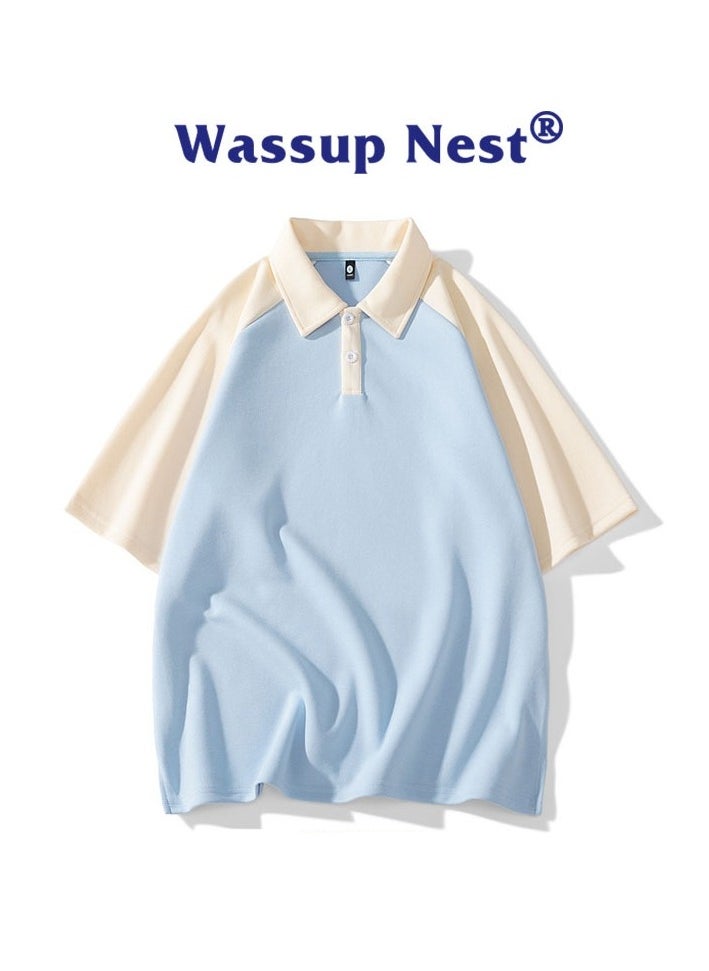 New WASSUP NEST Loose Casual Polo Shirt