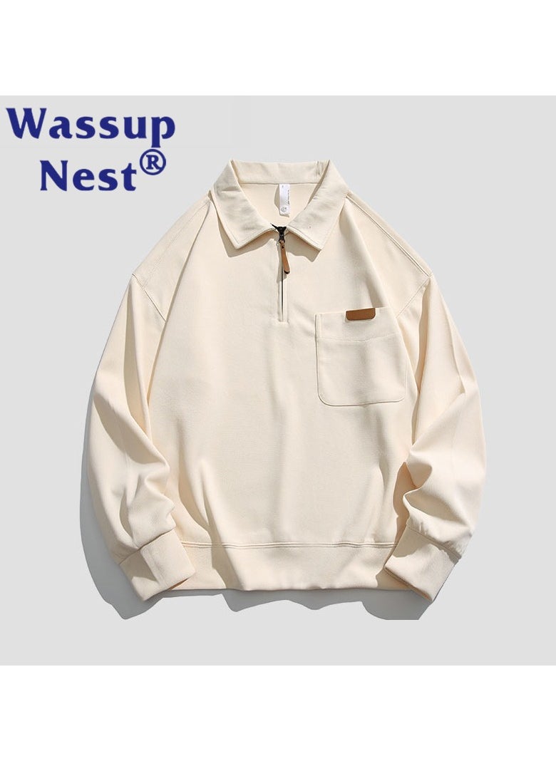 New WASSUP NEST Loose Casual Polo Shirt