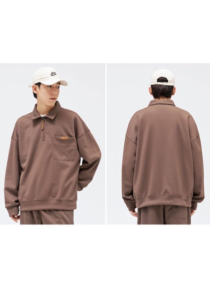 New WASSUP NEST Loose Casual Polo Shirt