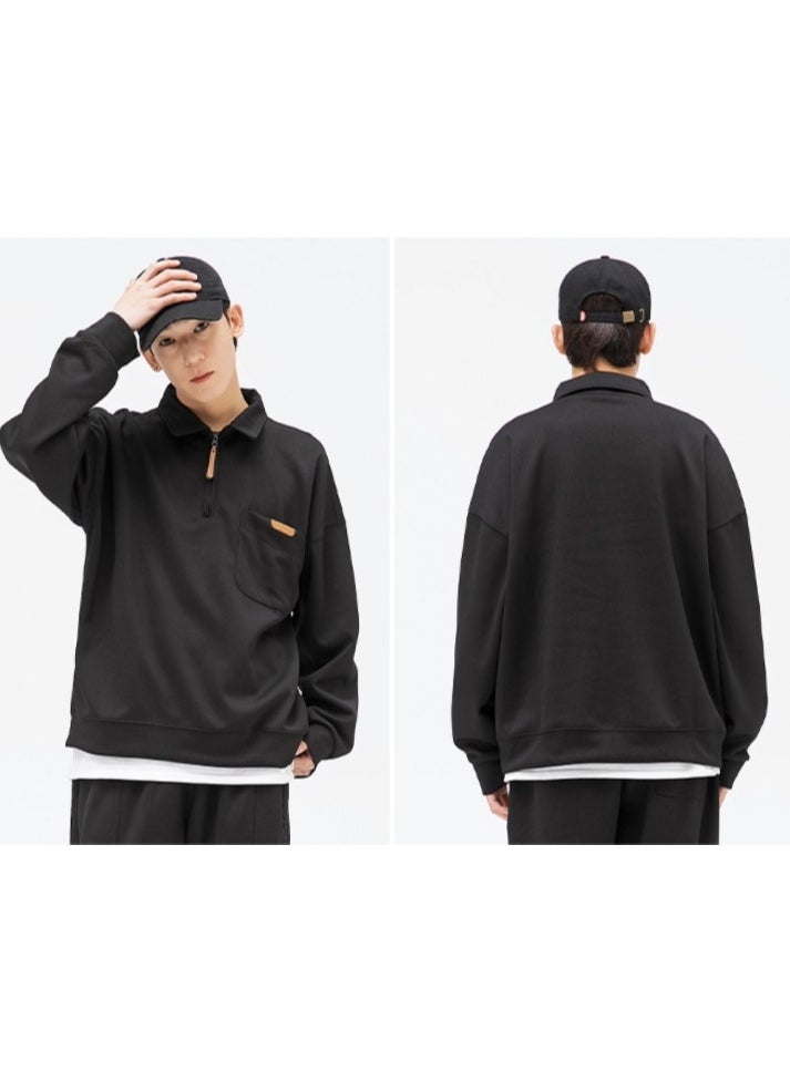 New WASSUP NEST Loose Casual Polo Shirt