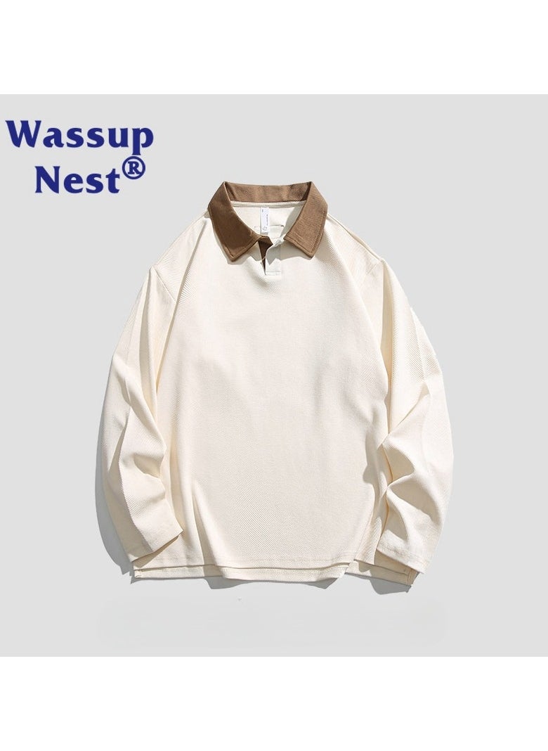 New WASSUP NEST Loose Casual Polo Shirt