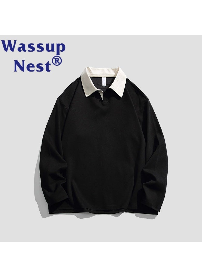 New WASSUP NEST Loose Casual Polo Shirt