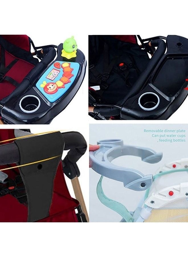 Baby Stroller Has Adjustable Handles With Two-Way Push