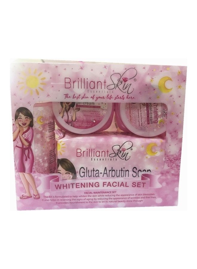 Skin Whitening Facial Set Pink 45cm