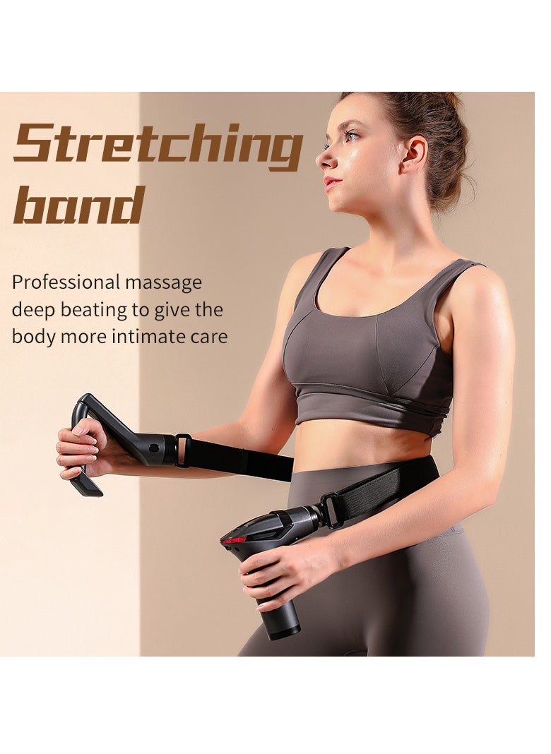 Detachable Vibrating Massage Gun 12 Speed Percussion Massager for Full Body Pain Relief Ideal for Neck, Shoulder, Back & Foot Rechargeable Muscle Relief for Men Women