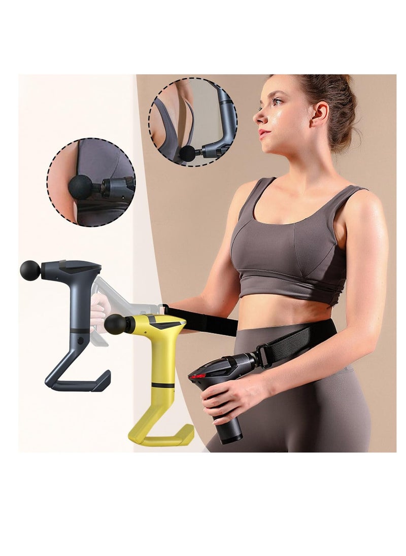 Detachable Vibrating Massage Gun 12 Speed Percussion Massager for Full Body Pain Relief Ideal for Neck, Shoulder, Back & Foot Rechargeable Muscle Relief for Men Women