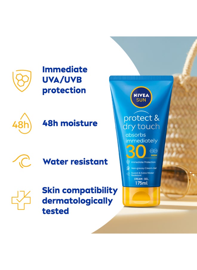 Sun Protect And  Dry Touch Cream-Gel  SPF  30 Pack of 2