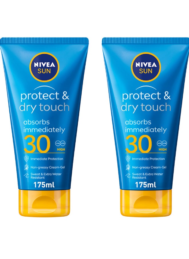 Sun Protect And  Dry Touch Cream-Gel  SPF  30 Pack of 2