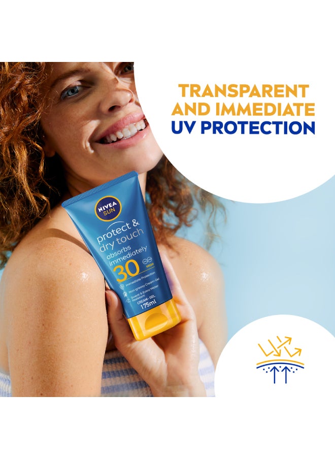 Sun Protect And  Dry Touch Cream-Gel  SPF  30 Pack of 2