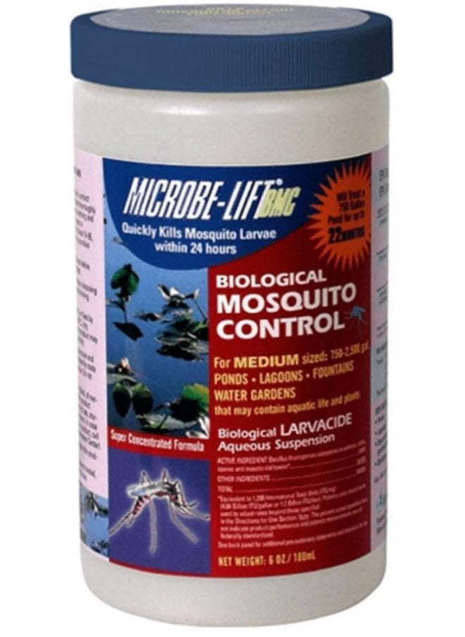 MICROBE-LIFT BMC Biological Mosquito Control, Liquid Treatment for Medium-Sized Decorative Water Gardens Up to 2,000 Gallons, Fountains and Ponds, 6 Fl Oz