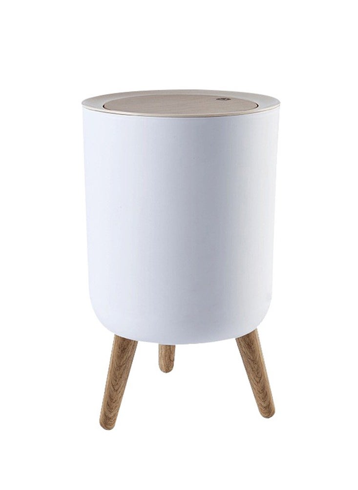 Trash Can with Lid,Dustbin Kitchen Garbage,7L