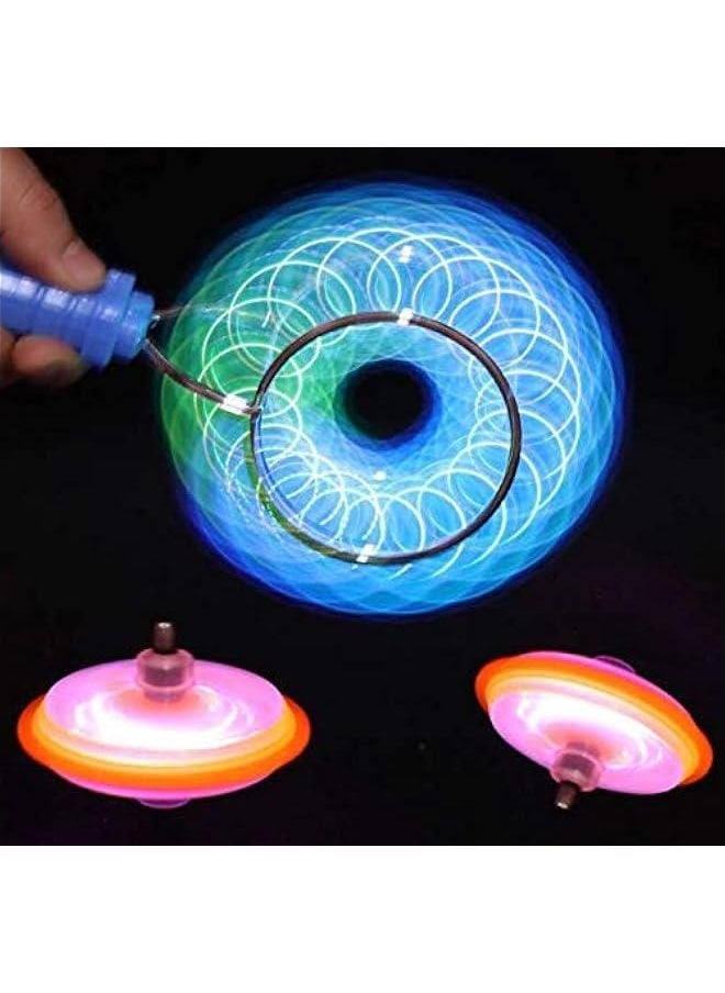 2 PCS Fantasy Gyro Luminous Track Gyro Children's Toy Yo-Yo