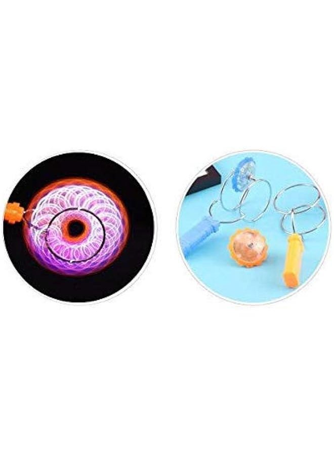 2 PCS Fantasy Gyro Luminous Track Gyro Children's Toy Yo-Yo