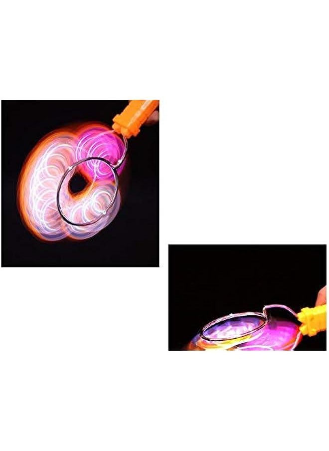 2 PCS Fantasy Gyro Luminous Track Gyro Children's Toy Yo-Yo