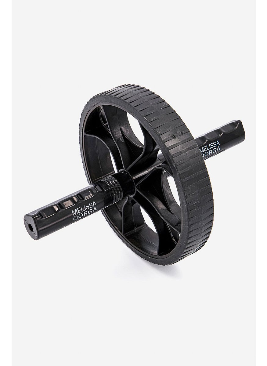 Dual AB Wheel 20.5 L x 21.5 H x 7.5 W cm, Black