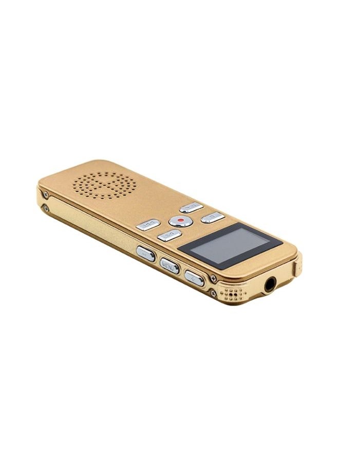 JNN X26 Mini Portable Voice Recorder with OLED Screen, Memory:8GB(Gold)