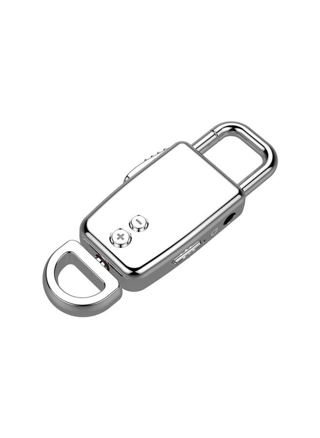 JNN S20 Zinc Alloy Keychain Voice Recorder, Memory:8GB(Silver)