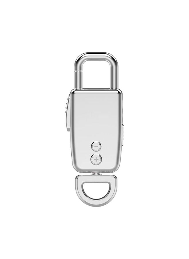 JNN S20 Zinc Alloy Keychain Voice Recorder, Memory:8GB(Silver)