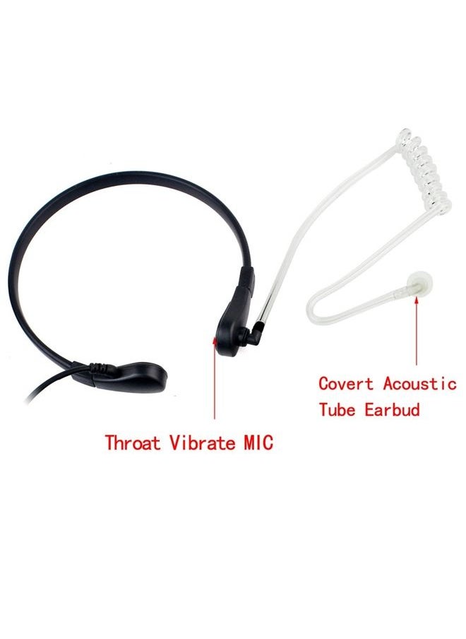 RETEVIS M Throat PTT Covert Acoustic Tube Earphone Speaker Microphone