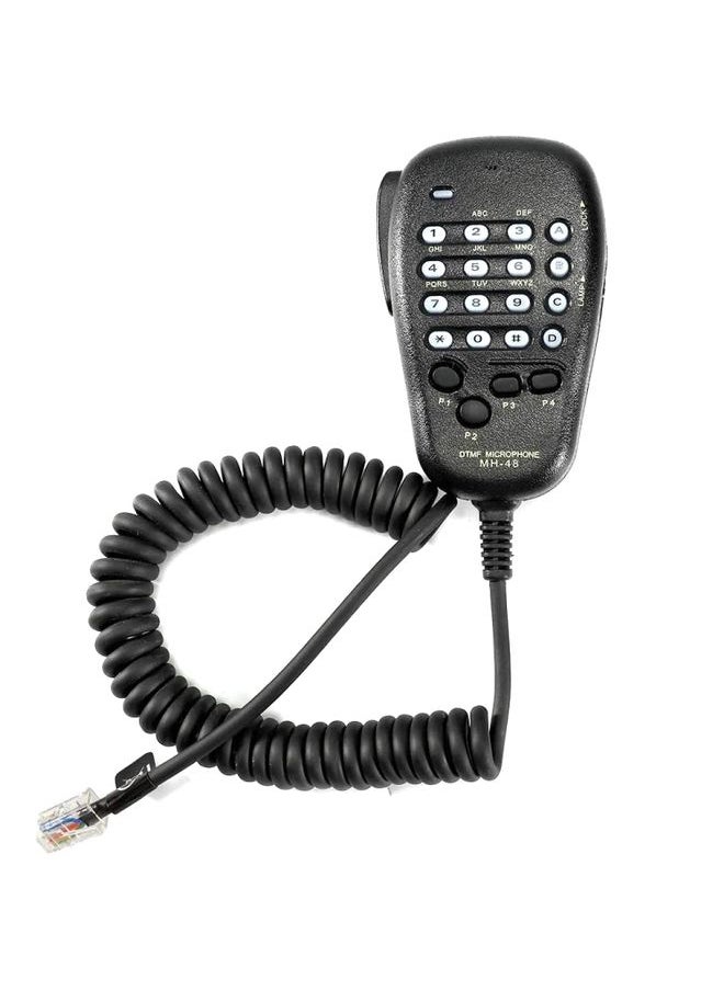 MH-48A6J DTMF Microphone for Yaesu MH-48A6J FT-7800R FT-8800 FT-8900R Radio(Black)