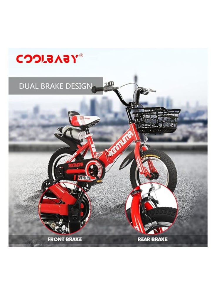 Children's Bicycle 16 Inch Kids Bicycle 3-12 Years Old Fashion Bicycle Outdoor