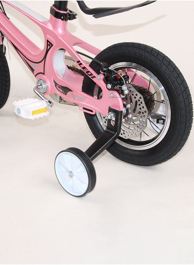 Kids Bike With Training Wheels Magnesium Alloy Frame With Training Wheels For Boys And Girls 12 Inch Children's Bicycle