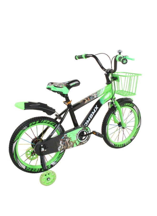 Safe And Durable Kids Bike 16 Inch Children Bicycle With Baskets and Training Wheels