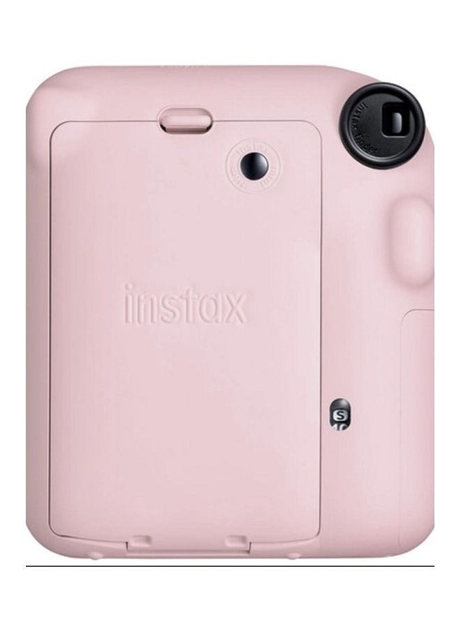 Instax Mini 12 Instant Film Camera With Pack Of 10 Films Blossom Pink