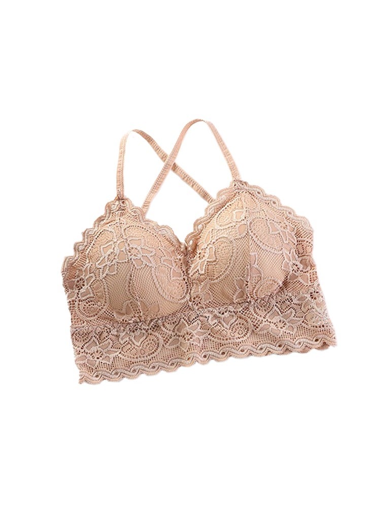 6-Piece Women's Bikini Bra Set with Lace Details