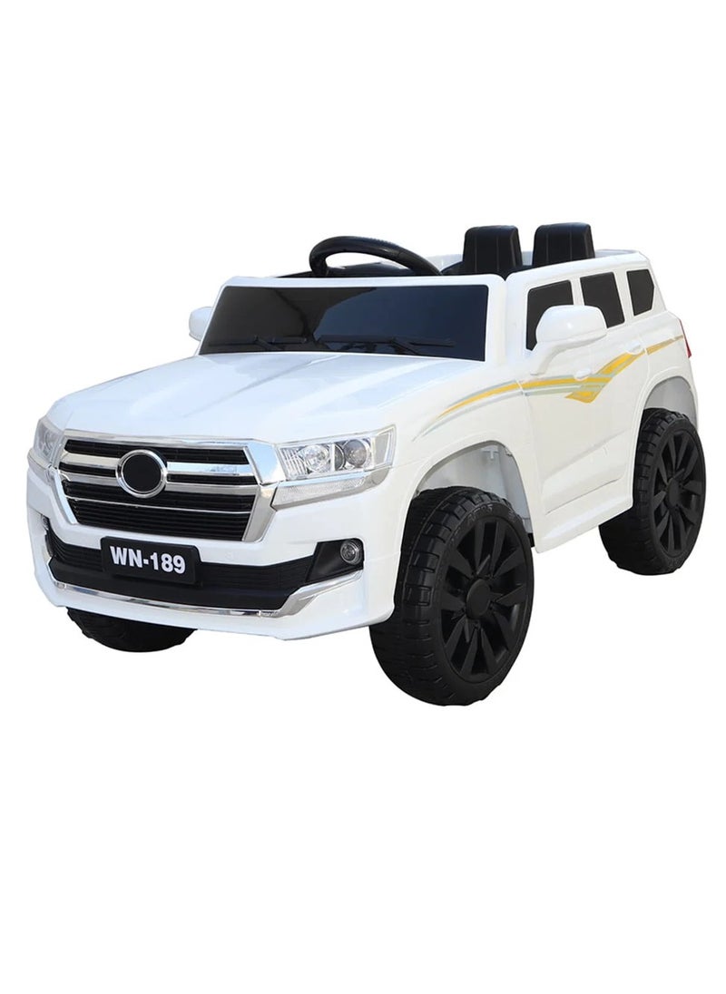 Toycee Land Cruiser Electric Kids Ride on Car with Remote Control ||Four-Wheel Drive Car for Children