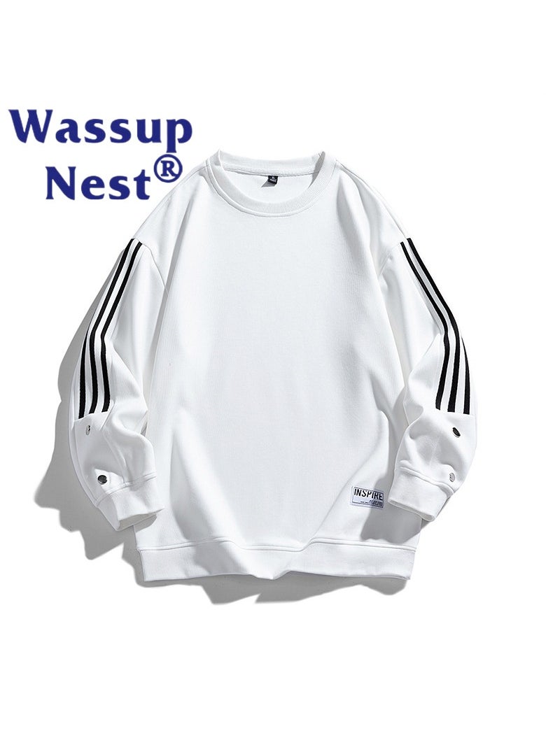 New WASSUP NEST Loose Casual Round Neck Hoodie